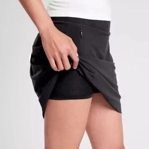 ATHLETA Soho Skort Plus Size 26 Black Like New Plus 3X (26) Tie Dye